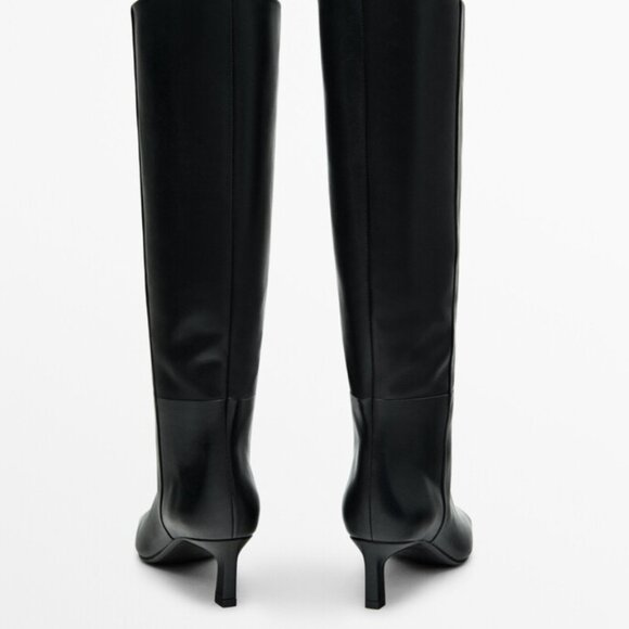 NWT - Massimo Dutti Low-Heel Boots - Picture 2 of 6